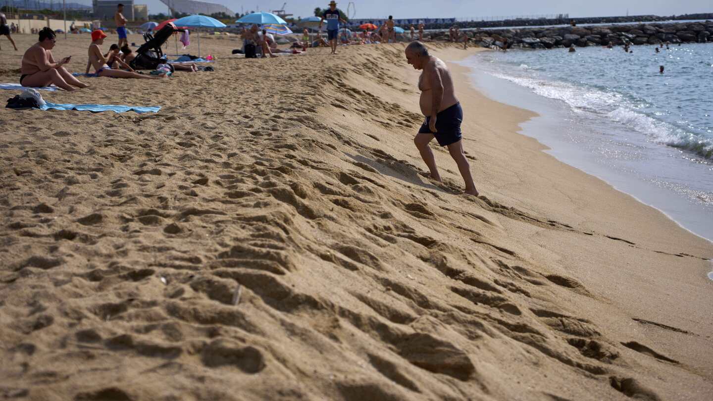 At Barcelona’s beaches, some locals worry about how much coastline has been eroded