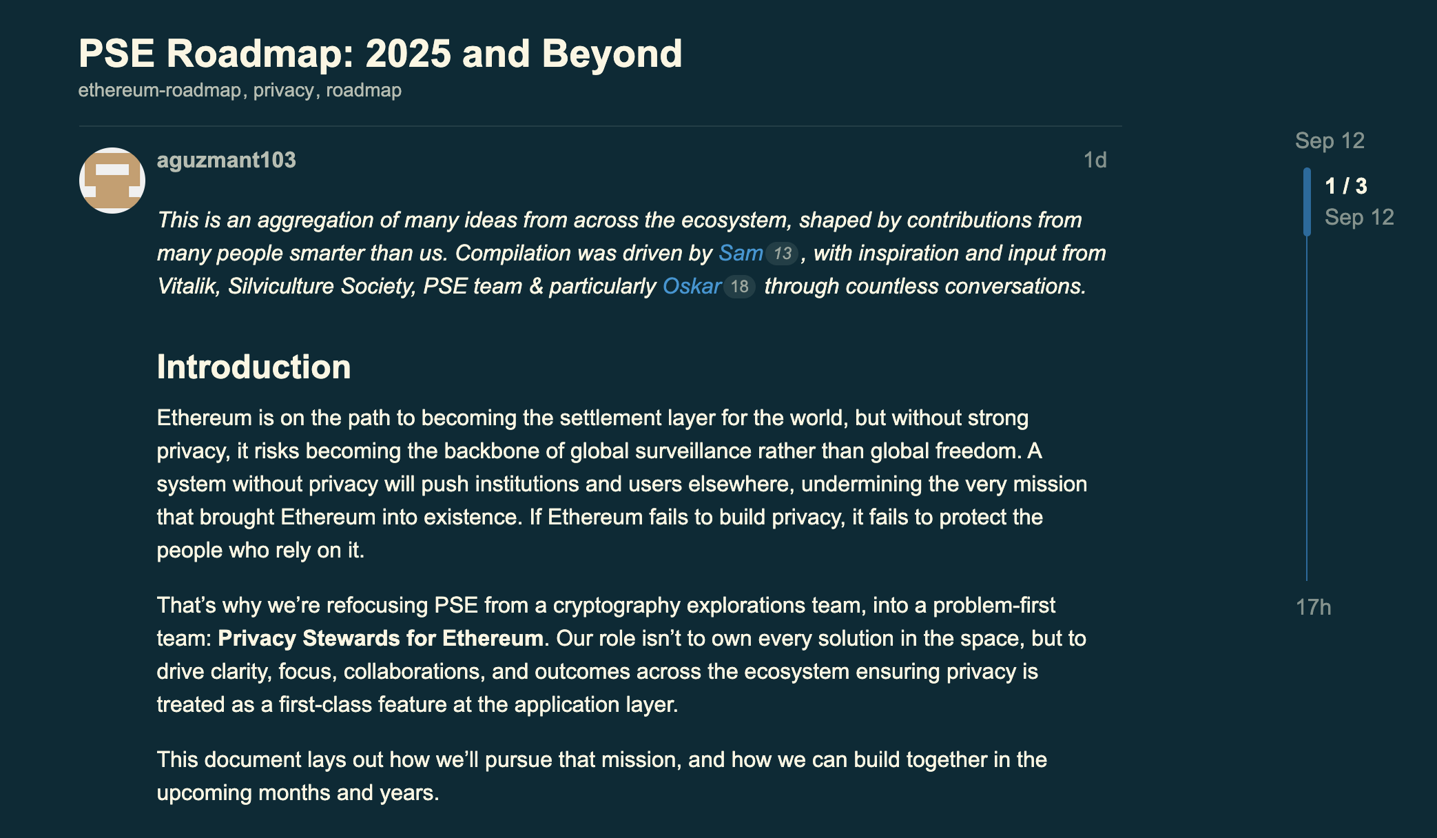 Privacy, Ethereum 2.0