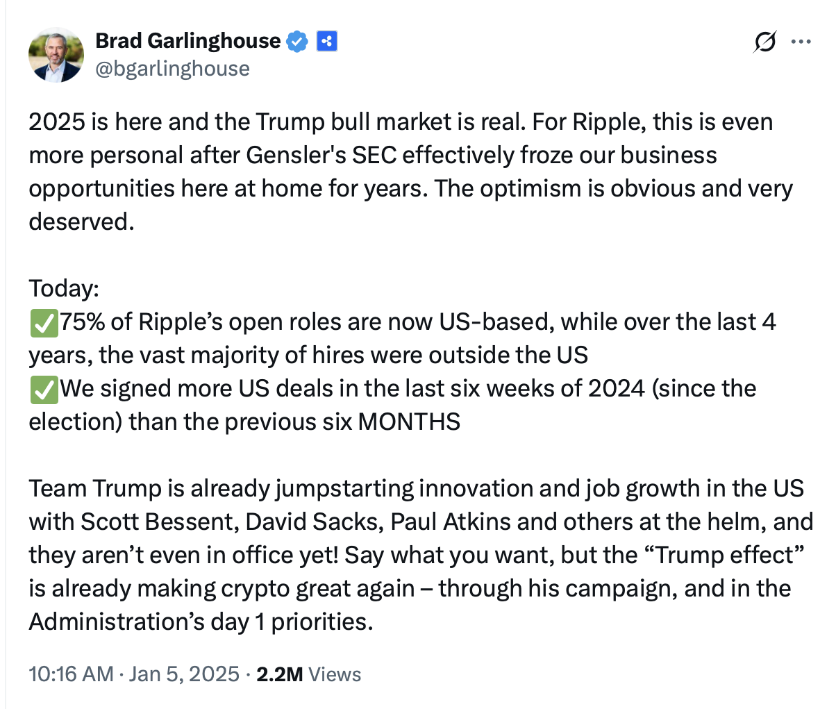 Donald Trump, Trumpcoin