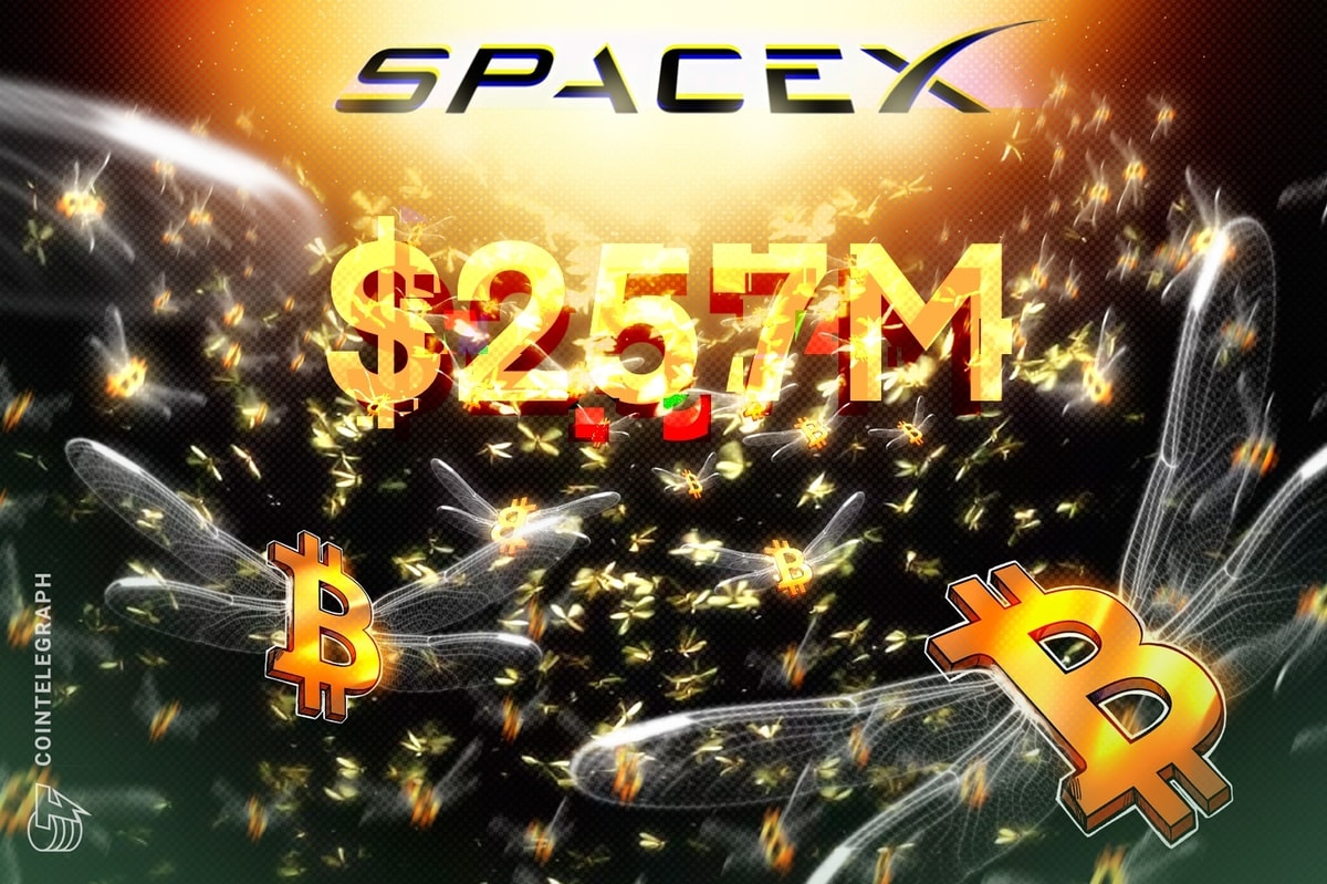 Elon Musk’s SpaceX Moves $257M Bitcoin, In Second BTC Transfer in 3 Months