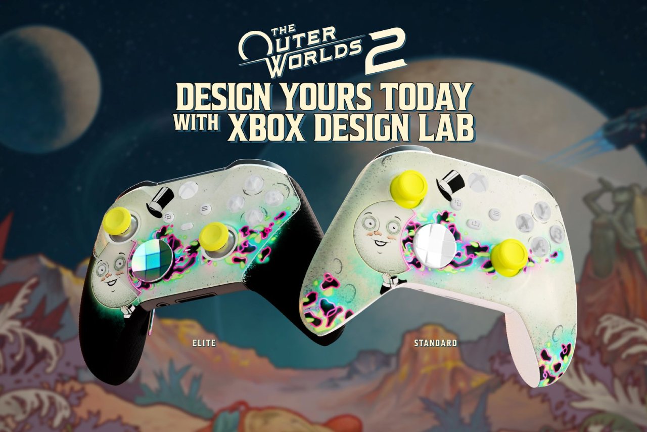 Microsoft releases The Outer Worlds 2-themed Xbox Design Lab controllers