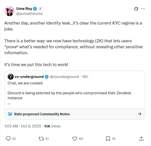 Uma Roy from Succinct. 